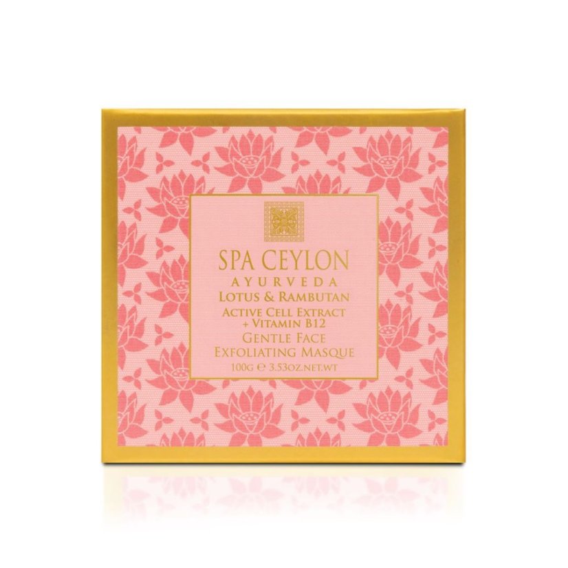 Jemná exfoliační maska na obličej Lotus & Rambutan 100g