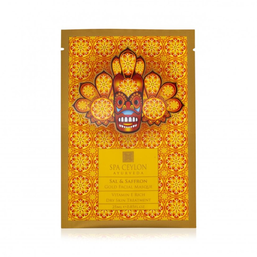 Vitamin E Rich Dry Skin Treatment Gold Facial - SAL & SAFFRON 25g