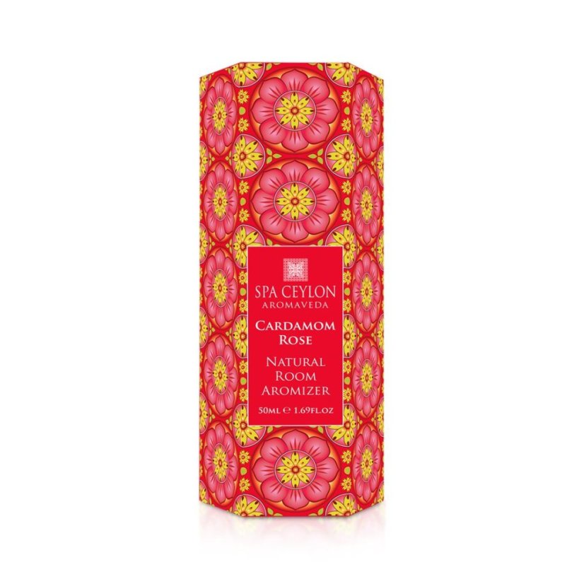 Přírodní Pokojový Aromizér s Tyčinkami CARDAMOM ROSE 50ml