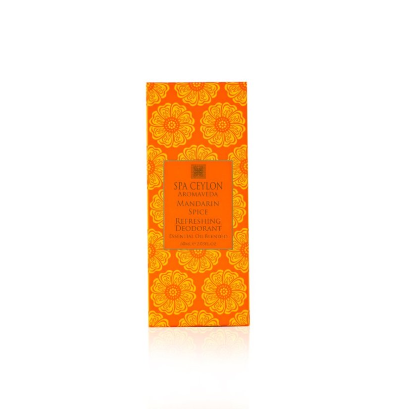 Refreshing Deodorant Mandarin Spice  Eau de Ceylon 60ml