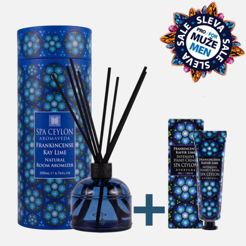 Sada pro Muže AROMA & PÉČE (Pokojový Aromizér + Krém na Ruce)