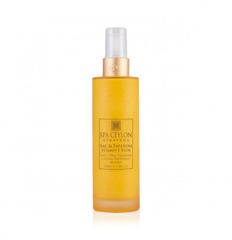 2-in-1 Deep Cleanser + Facial Treatment Masque SAL & SAFFRON -100ml
