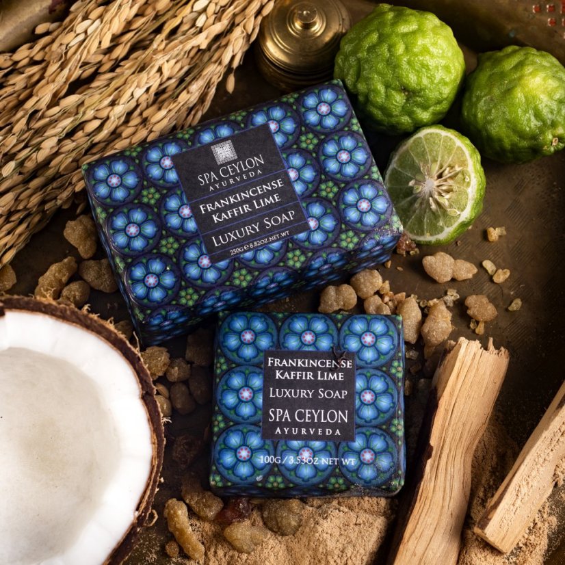 Luxury Soap  FRANKINCENSE KAFFIR LIME 100g