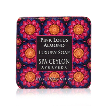 Luxusní Mýdlo PINK LOTUS ALMOND 100g