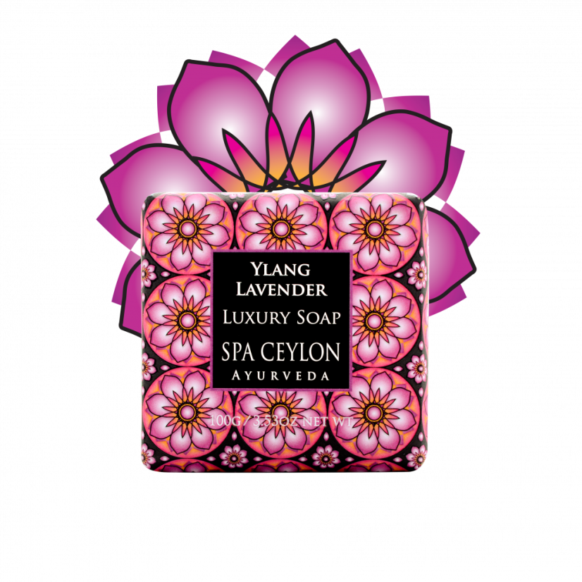 Luxusní Mýdlo YLANG LAVENDER 100g