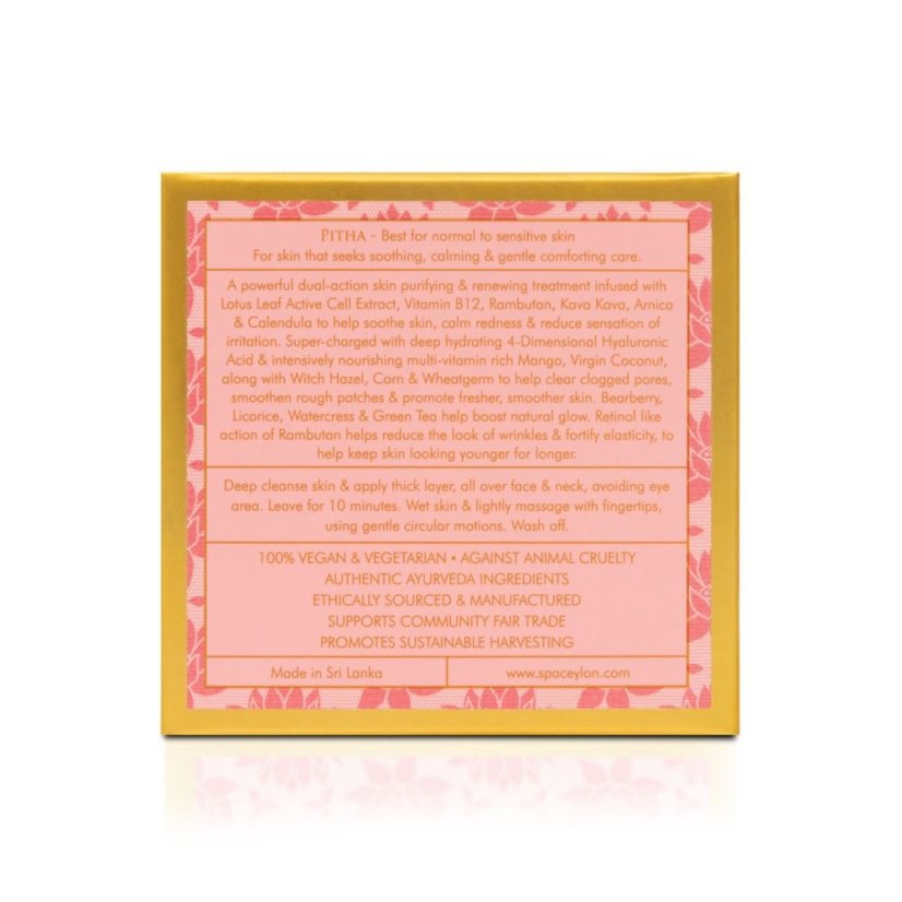 Jemná exfoliační maska na obličej Lotus & Rambutan 100g