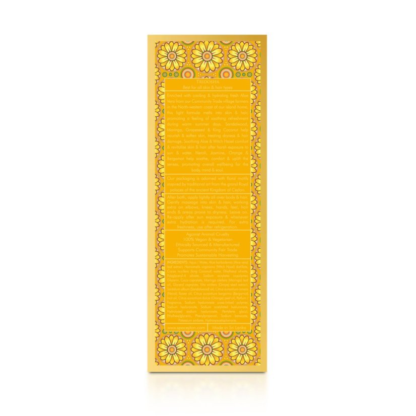 Letní Wellness Ultra-Hydratační Gel na Celé Tělo ALOE NEROLI JASMINE 100ml
