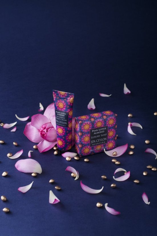 Luxusní Mýdlo PINK LOTUS ALMOND 100g