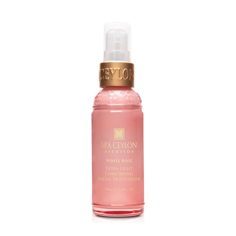 Ultralehký zklidňující hydratační pleťový krém WHITE ROSE 50 ml