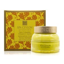 Exfoliační Jílová Maska na Obličej s Vitamínem C TRUE TURMERIC 100g