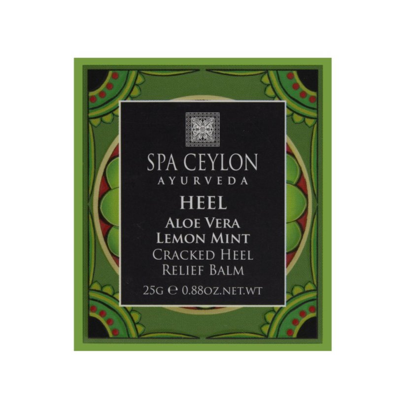 Zklidňující Balzám na Popraskané Paty HEEL ALOE VERA LEMON MINT 25g