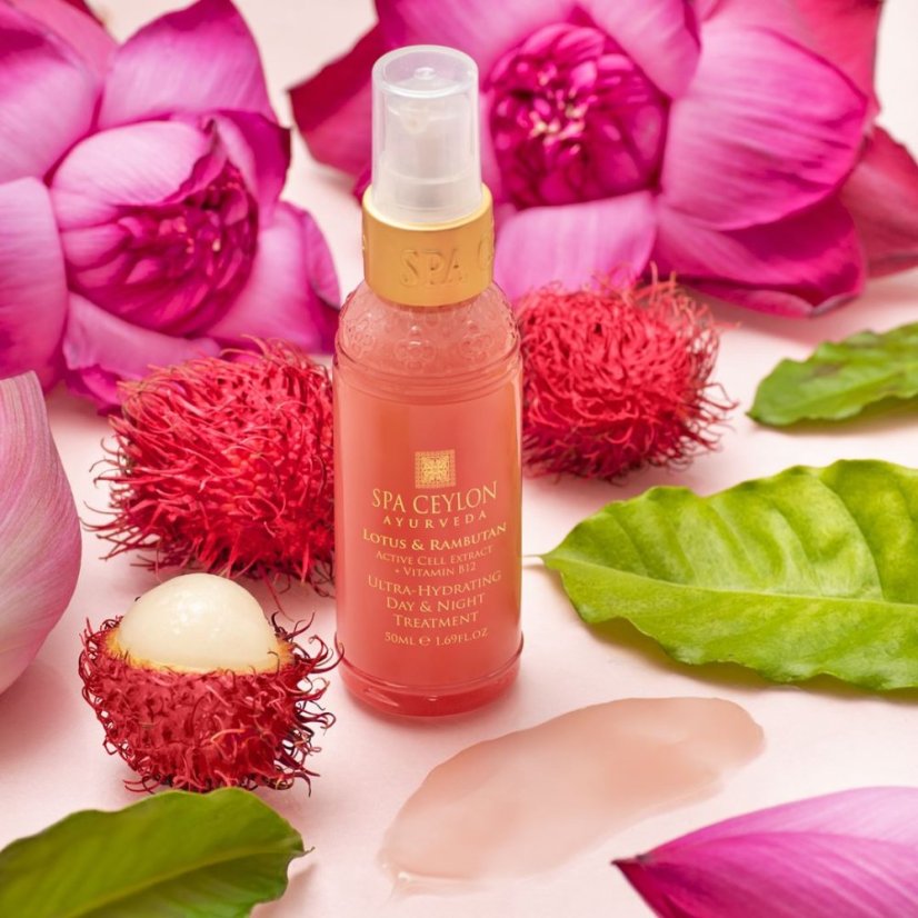 Aktivní Buněčný Extrakt + Vitamín B12 Ultrahydratační Denní a Noční Péče Lotus & Rambutan  50ml