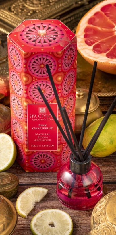 Přírodní Pokojový Aromizér s Tyčinkami PINK GRAPEFRUIT 50ml