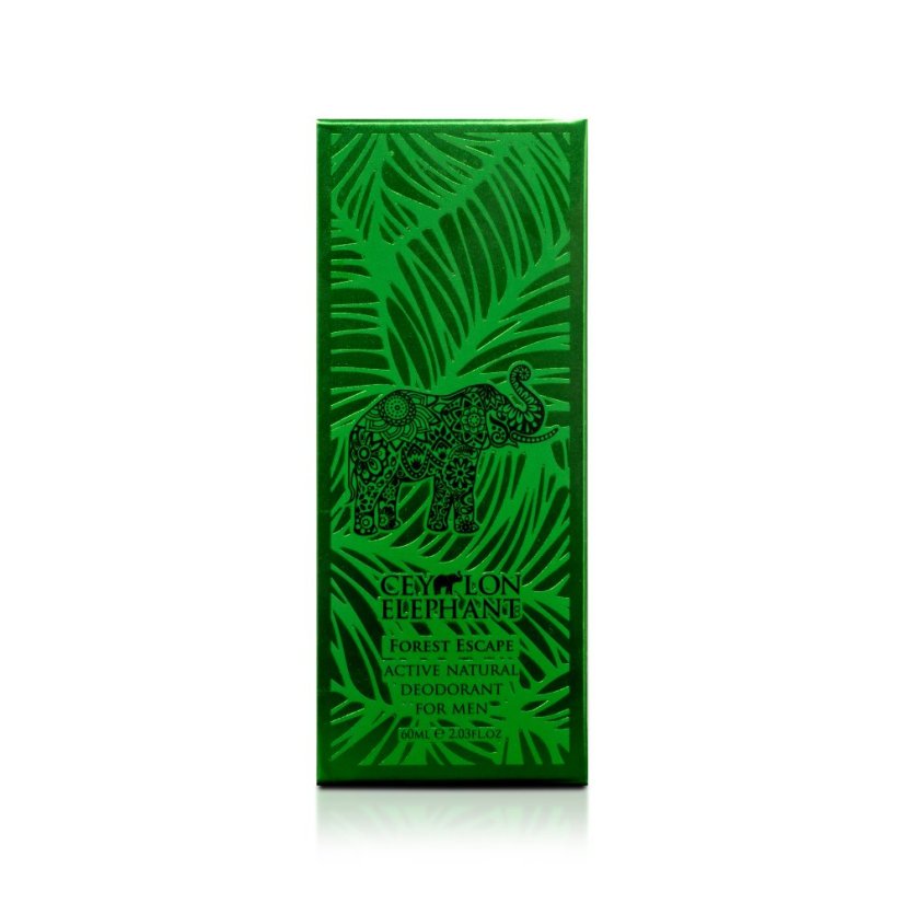 Active Natural Deodorant for men FOREST ESCAPE Ceylon Elephant 60ml